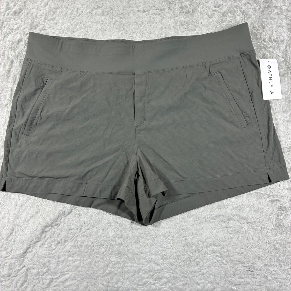 Athleta Trekkie North Ripstop Hiking Shorts Size 26 3X Outdoors Athletic Stretch